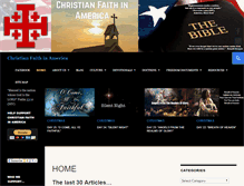 Tablet Screenshot of christianfaithinamerica.com